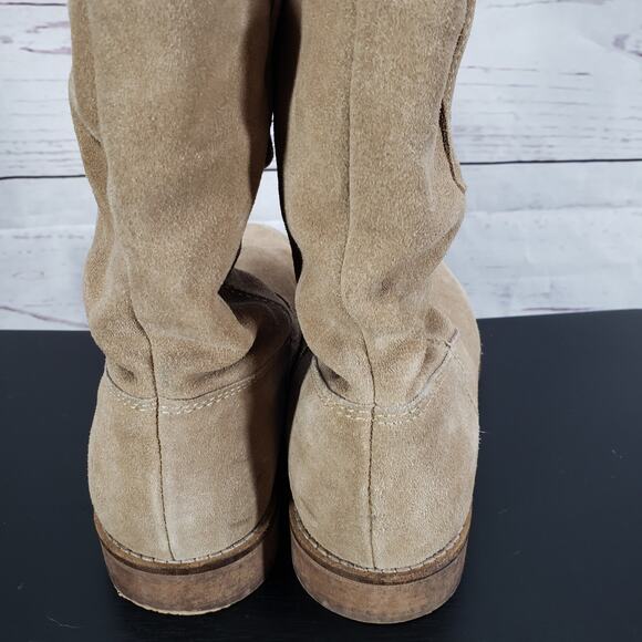 ASOS Women's Tan Faux Suede Western Ankle Boots Size 5 - Picture 8 of 12